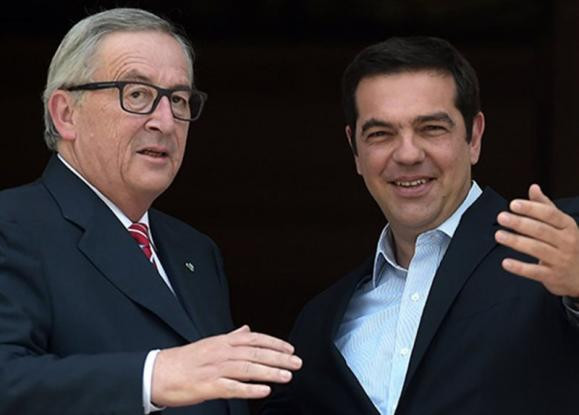 Γιούνκερ σε Τσίπρα: Η Κομισιόν βρίσκεται στο πλευρό της Ελλάδας